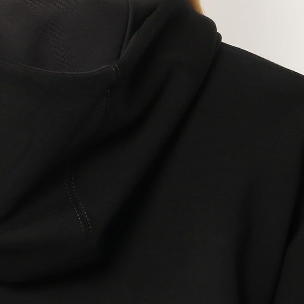 James Perse Black Cropped YOSEMITE Hoodie ~ Women’s Size 4 (fits like an XL) - Picture 7 of 14